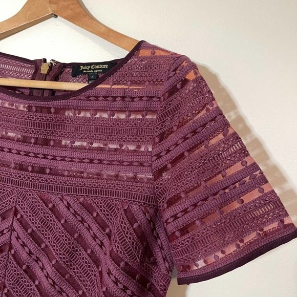 Juicy Couture Burgundy Maroon Dress Size Large - Picture 3 of 6